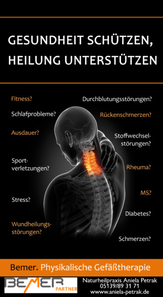 Bild Mikrozirkulationstherapie (=physikalische Gefäßtherapie BEMER ©)